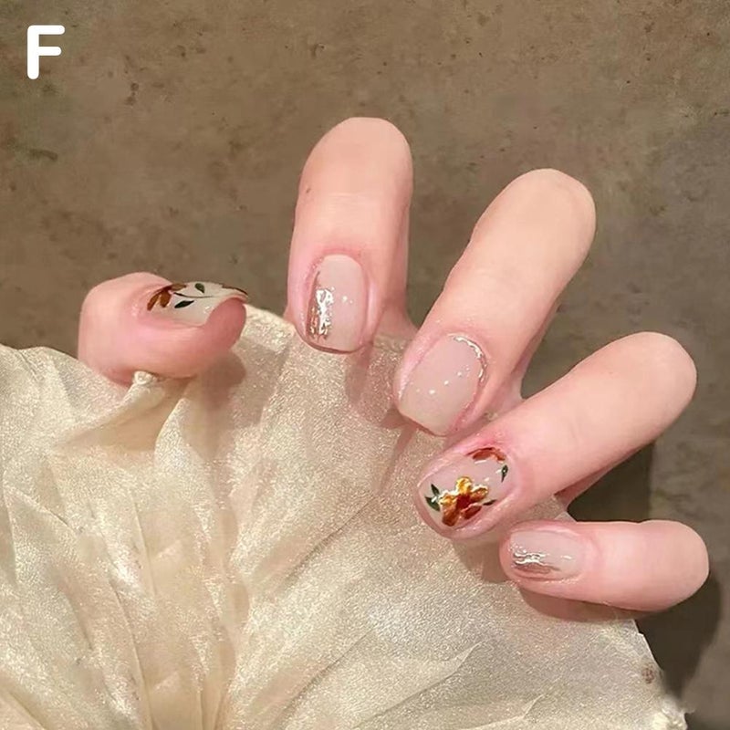 False nail tips, gel nail art, ready-made wearable nail stickers, irregular wearable false nails (Instagram style).